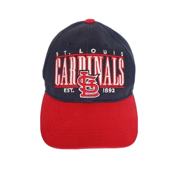 Vintage St. Louis Cardinals Baseball Cap Strapback Hat MLB Fan Favorite OSFM‎ - Picture 1 of 6